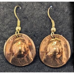 Beach Hat Penny Earrings